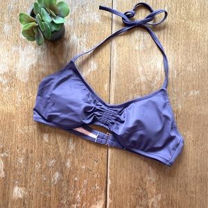 Victoria's Secret PINK ruched scoop neck halter